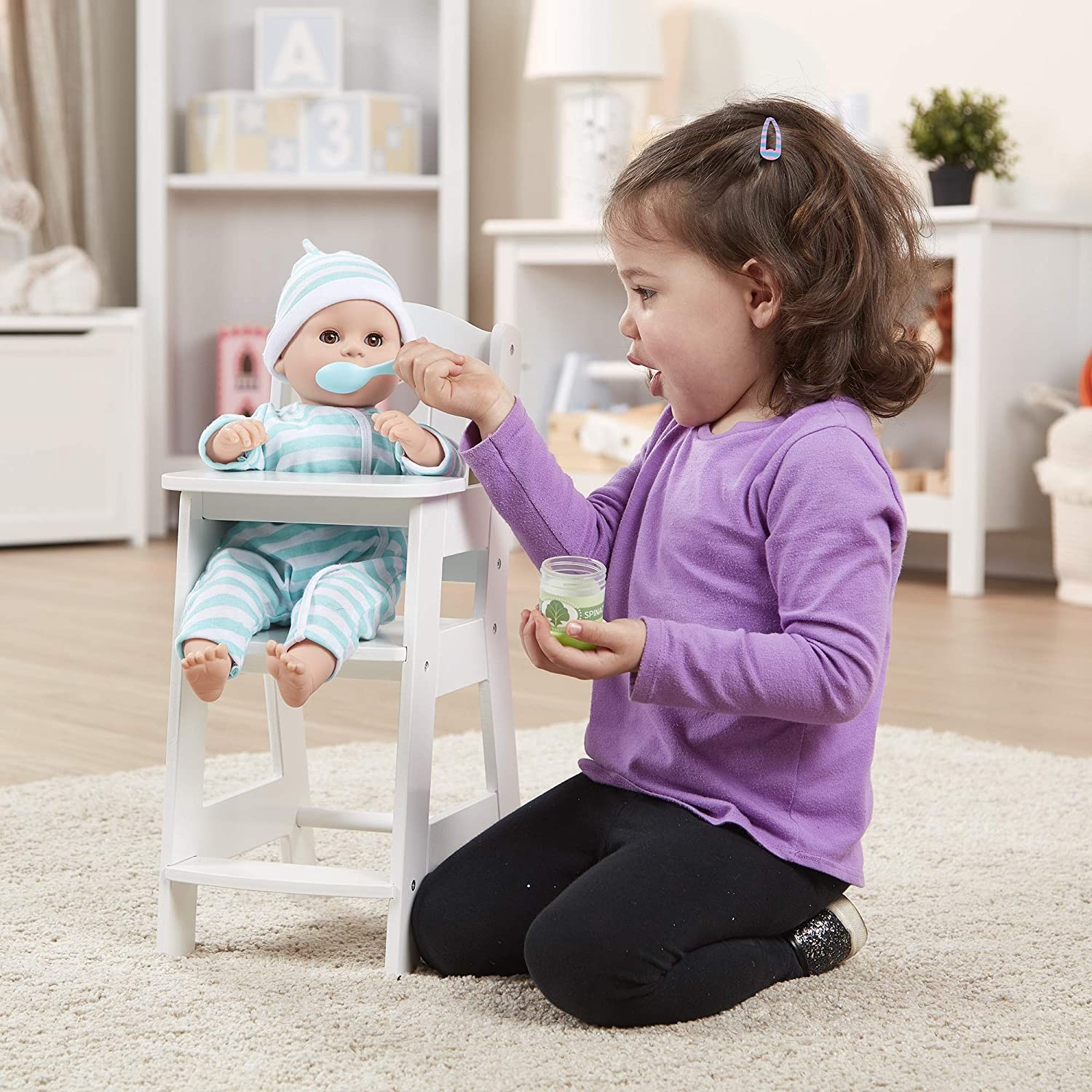 Wooden Dolls High Chair Wooden Dolls High Chair