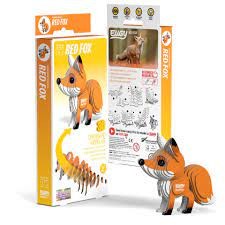 EUGY Red Fox 3D Puzzle - Toymaster - Fagan Toys