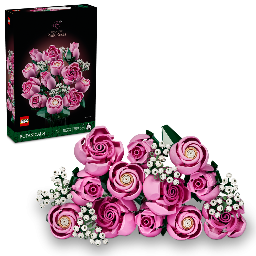 LEGO Botanicals Bouquet of Pink Roses Set 10374 - Lego - Fagan Toys