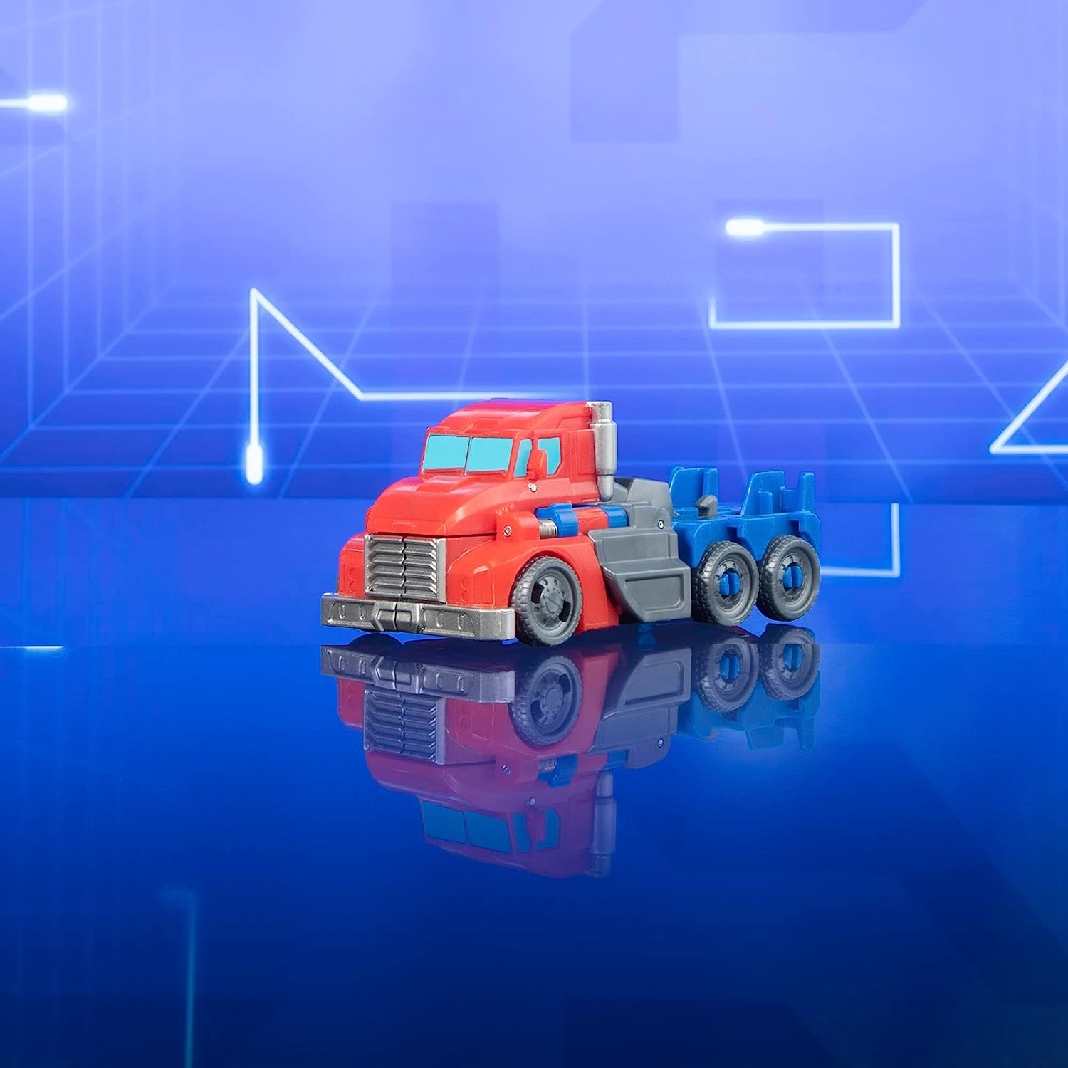 TRANSFORMERS EarthSpark 1-Step Flip Changer Optimus Prime Action Figure TRANSFORMERS EarthSpark 1-Step Flip Changer Optimus Prime Action Figure