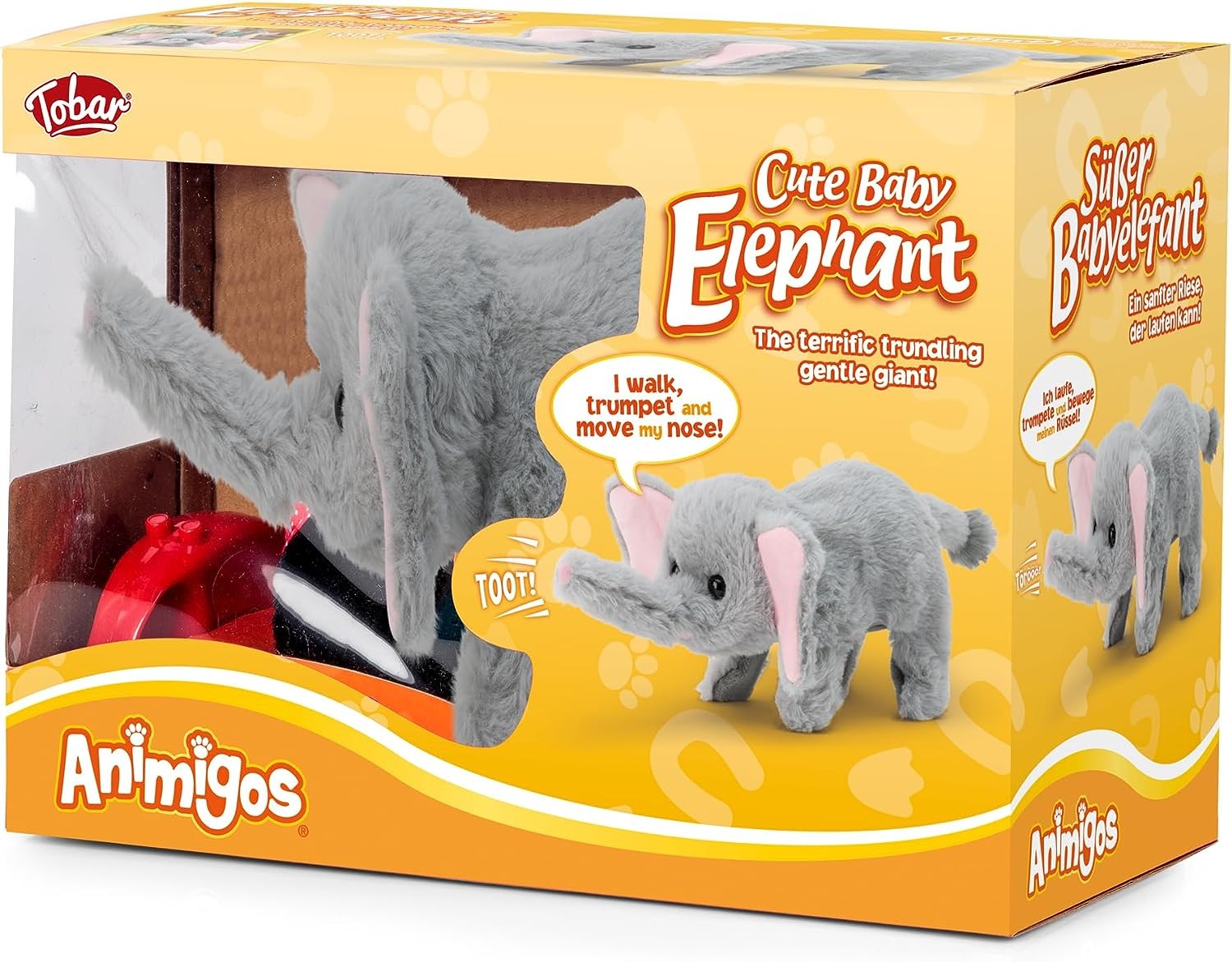 Animigos Walking Elephant Animated Soft Toy - Toymaster - Fagan Toys