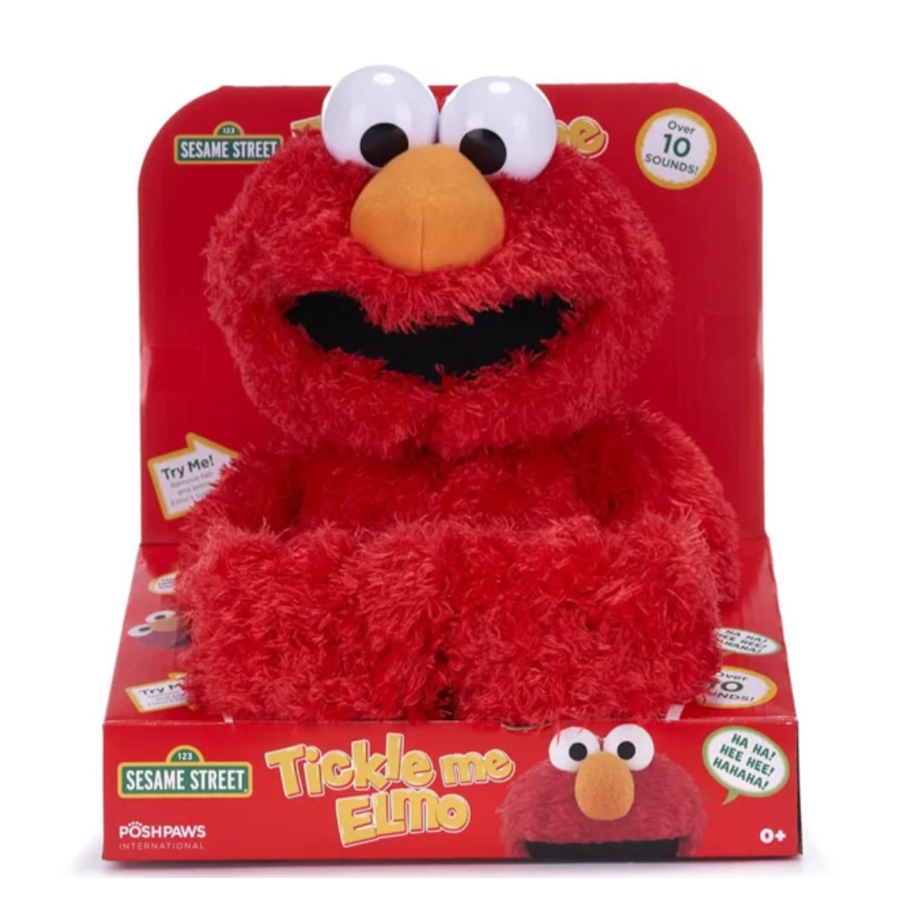 Sesame Street  - Tickle me Elmo / Talking Cookie Monster Assorted - Toymaster - Fagan Toys