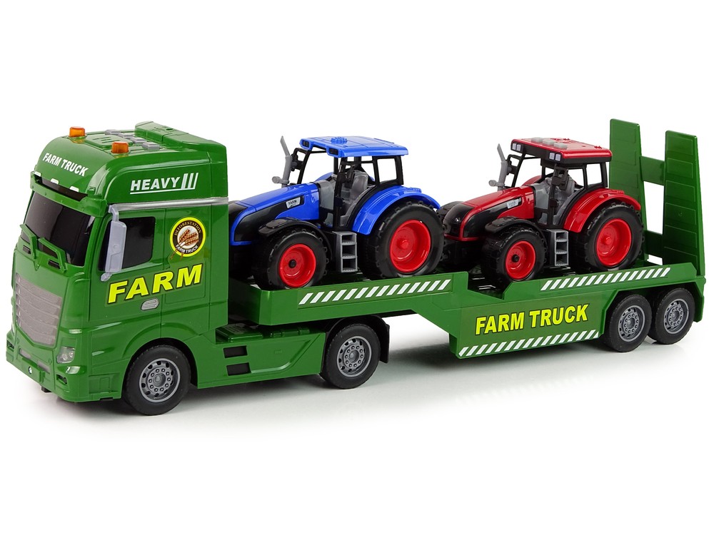 Farm Tractor Transporter with Light 1:12 - Toymaster - Fagan Toys
