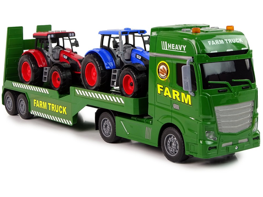 Farm Tractor Transporter with Light 1:12 - Toymaster - Fagan Toys