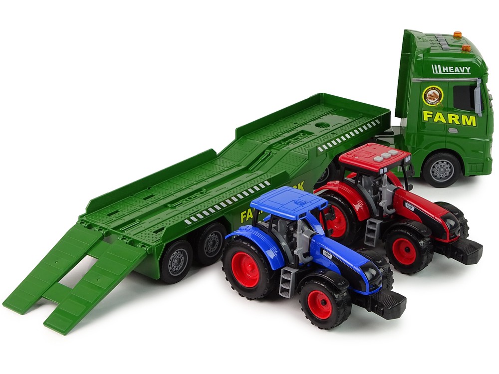 Farm Tractor Transporter with Light 1:12 - Toymaster - Fagan Toys