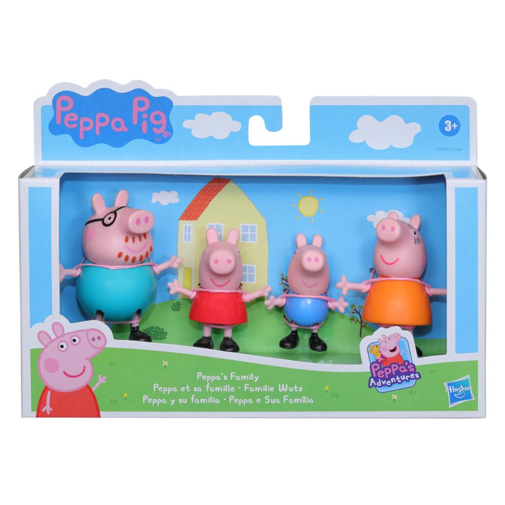 Peppa Pig Peppa’s Adventures Family Figure 4-Pack Toy Assortment -  - Fagan Toys