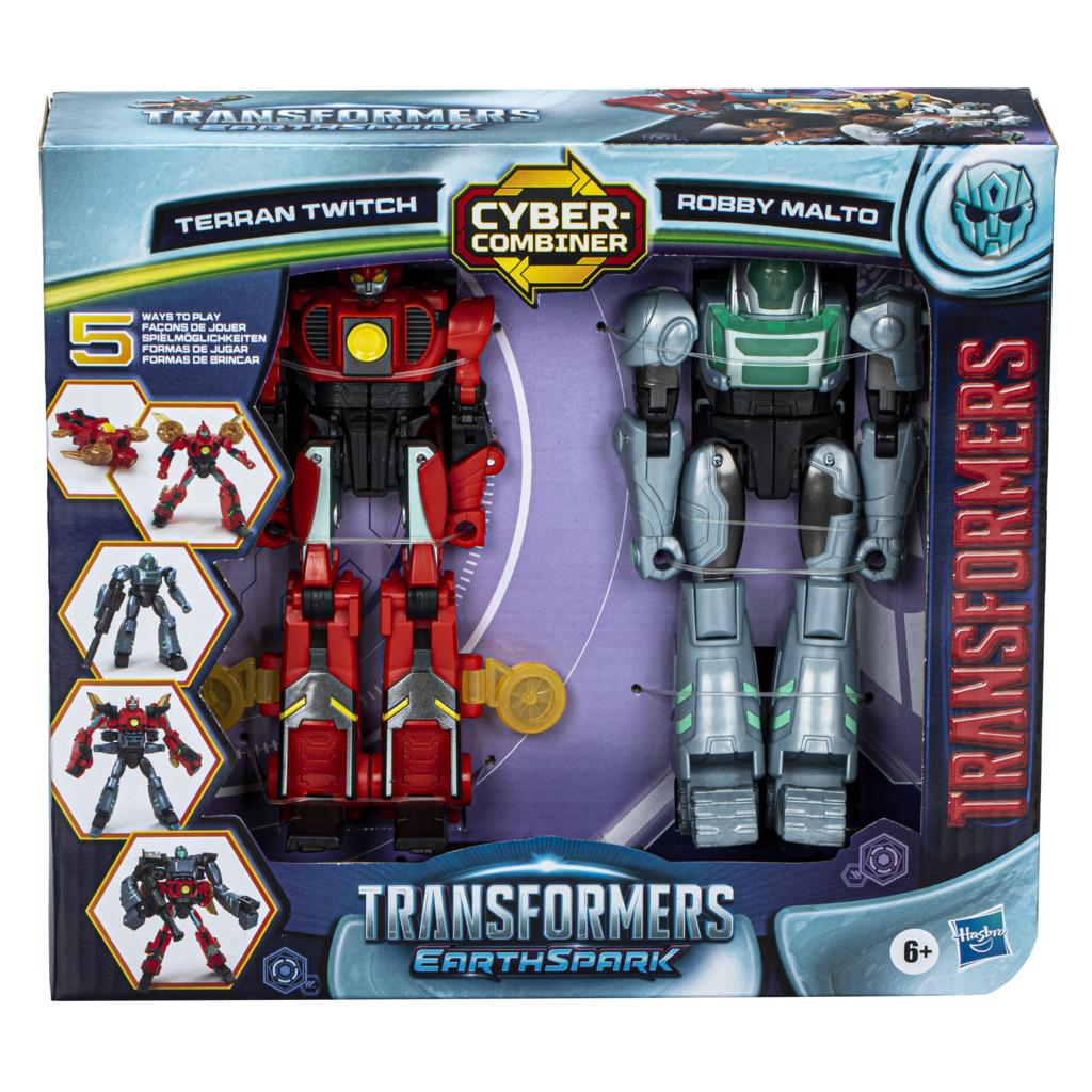 Transformers EarthSpark Cyber-Combiner Terran Twitch and Robby Malto - Toymaster - Fagan Toys