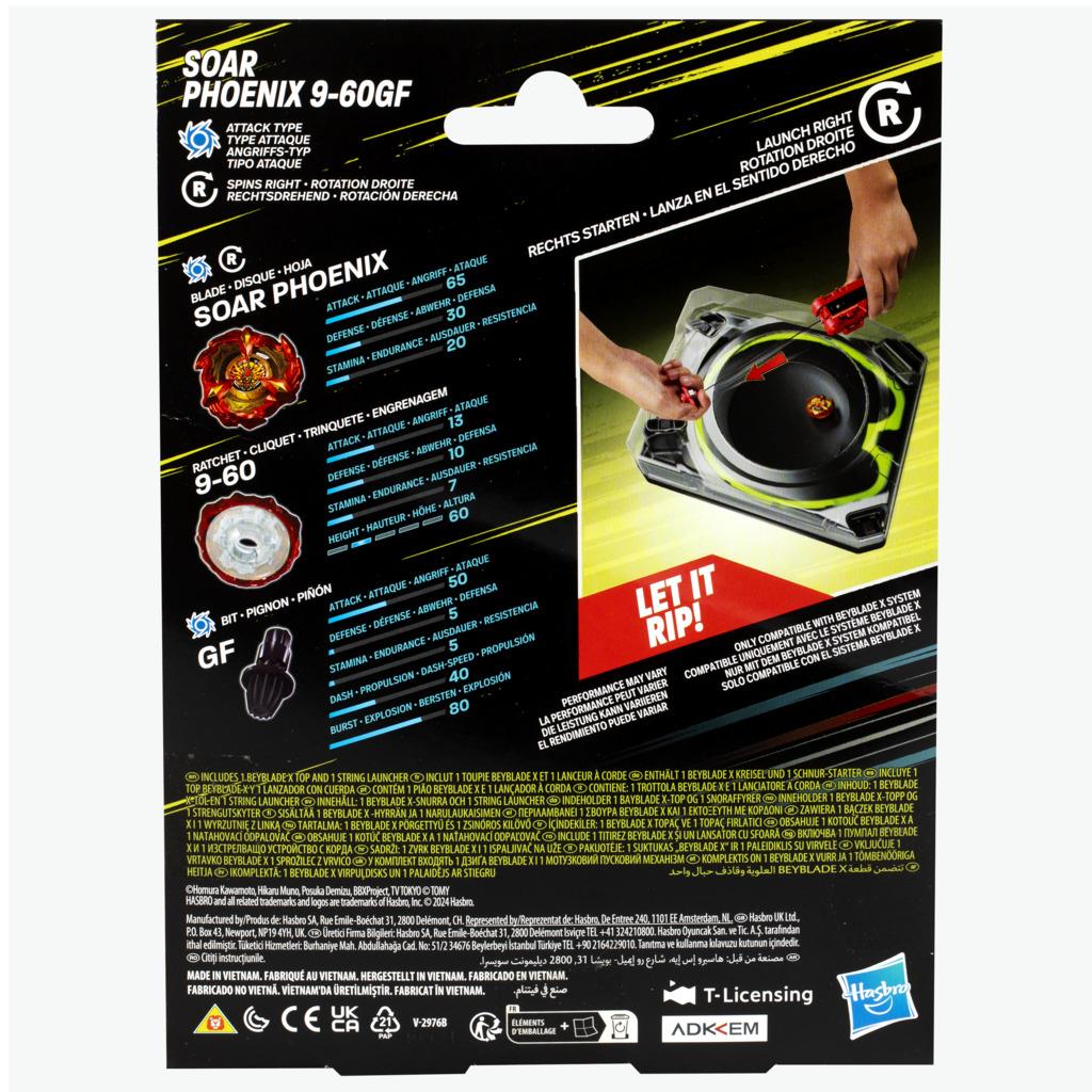 Beyblade X Soar Phoenix Deluxe String Launcher Set - Toymaster - Fagan Toys