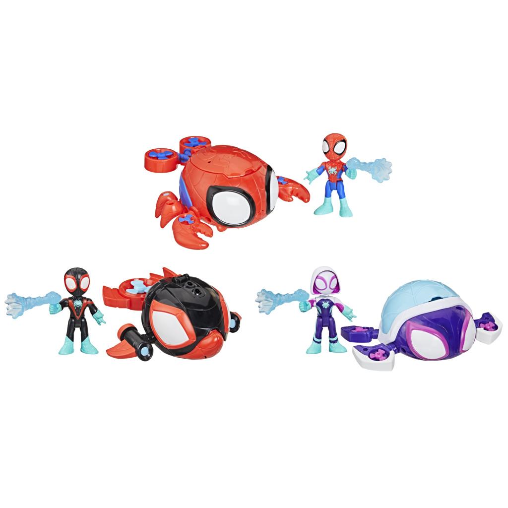 Marvel Spidey and his Amazing Friends Water-Webs Action Figures & Colour-Change Vehicles Asst - Toymaster - Fagan Toys