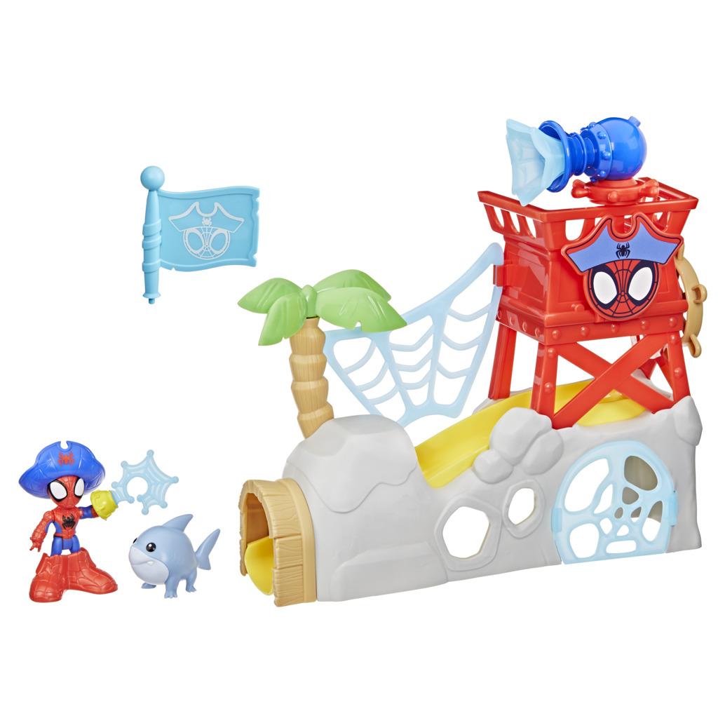 Marvel Spidey and his Amazing Friends Toys Water-Webs Spidey Island - Toymaster - Fagan Toys