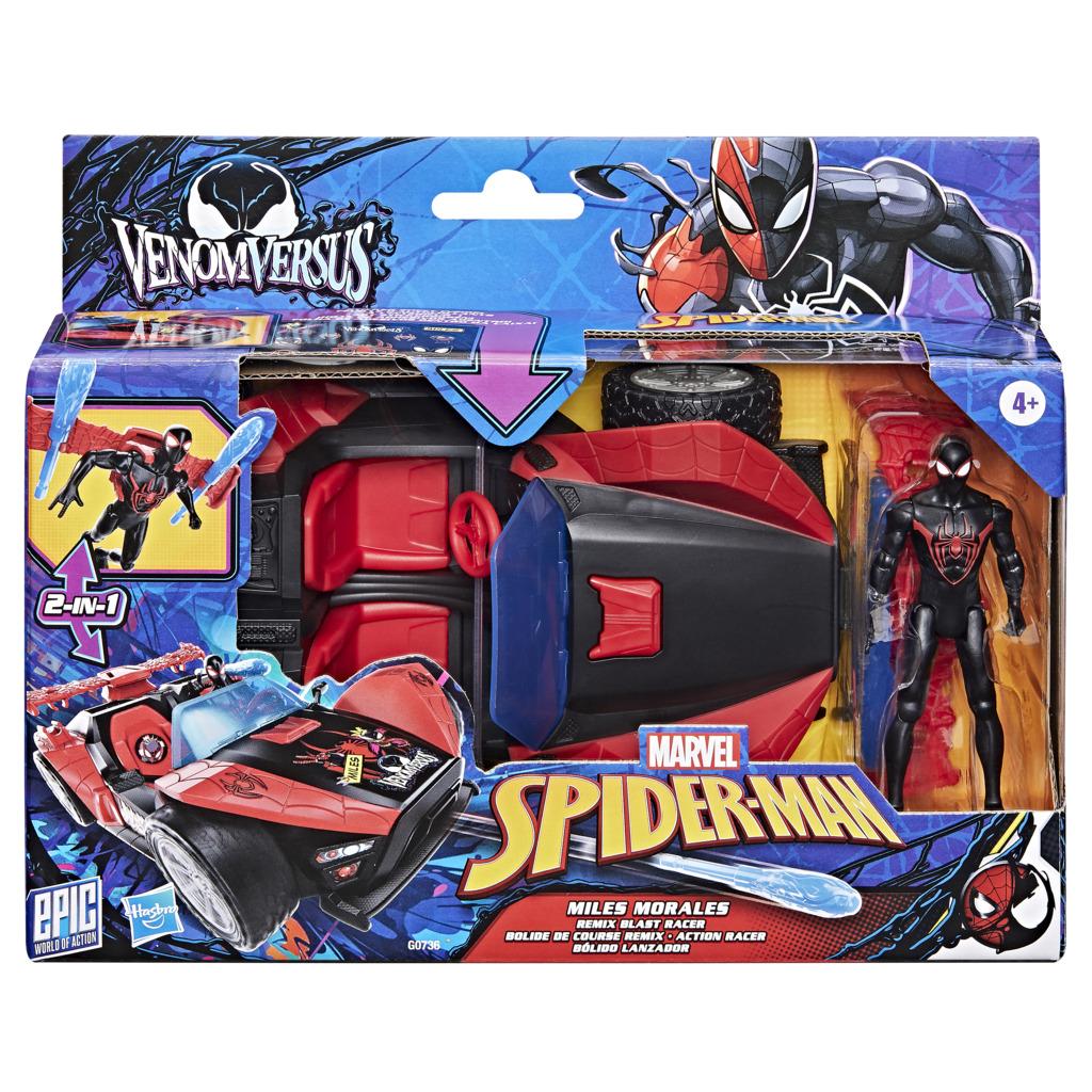 Marvel Spider-Man VenomVersus Epic World of Action Miles Morales Remix Blast Racer - Toymaster - Fagan Toys