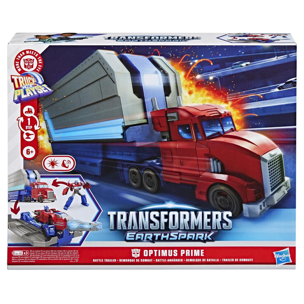 Transformers EarthSpark Optimus Prime Battle Trailer - Toymaster - Fagan Toys
