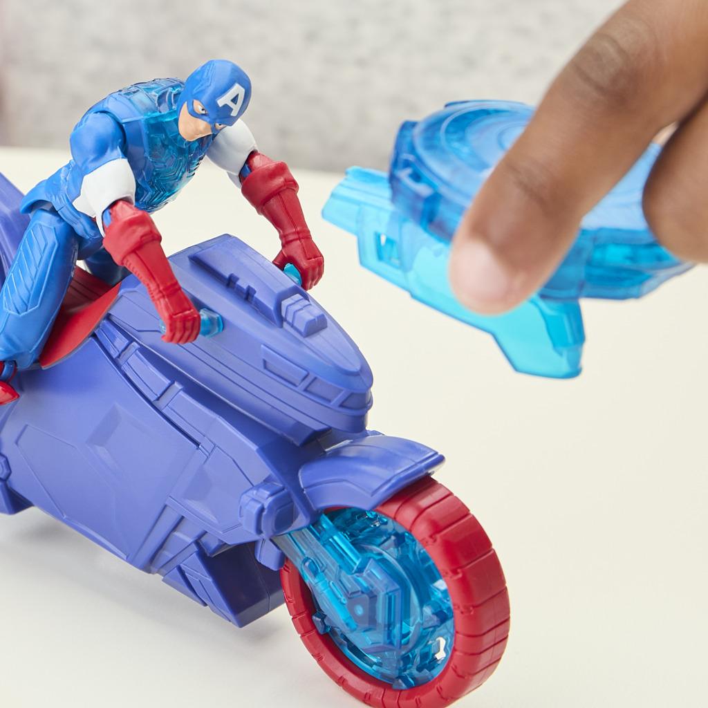 Marvel Avengers Epic World of Action Captain America Shield-Shot Cycle - Toymaster - Fagan Toys