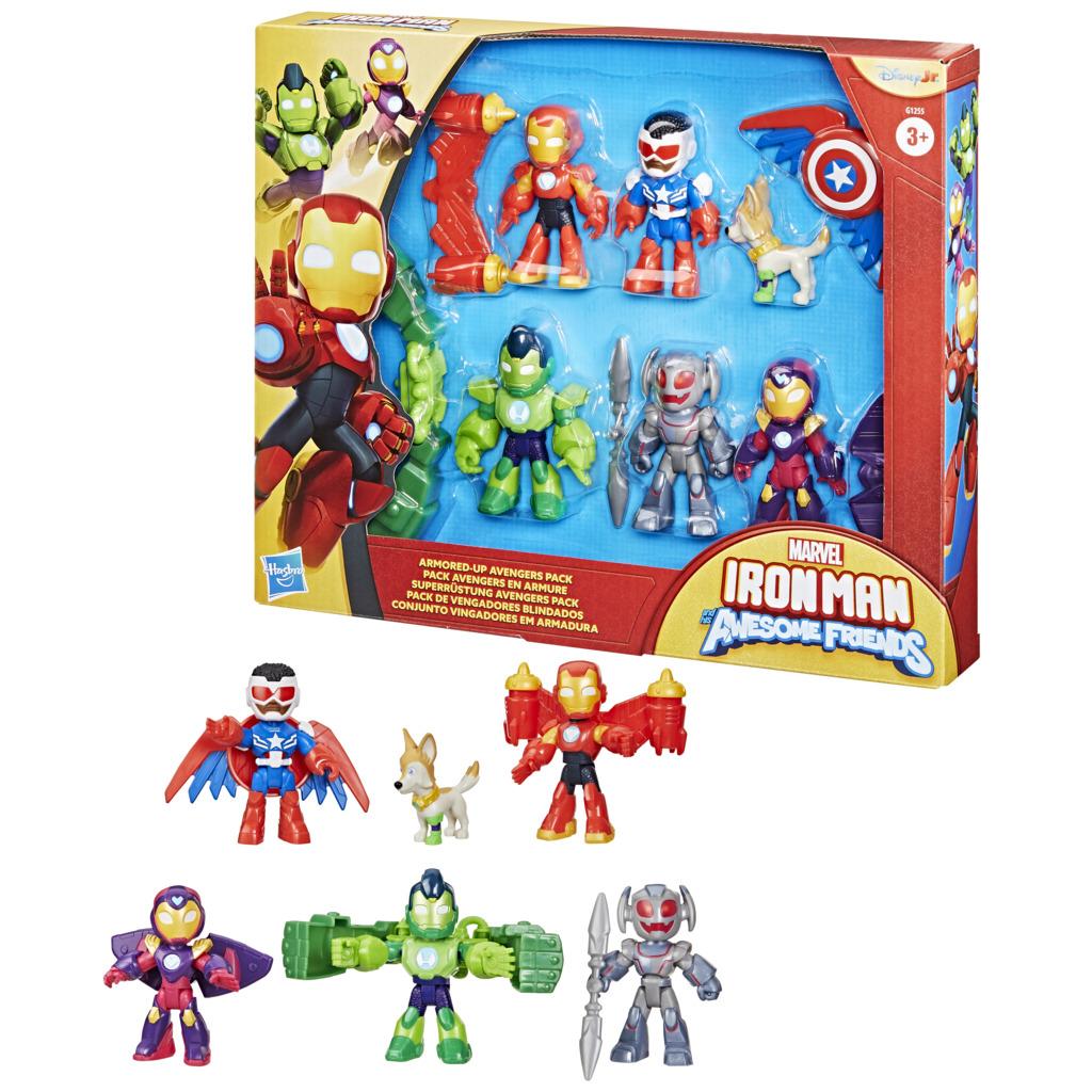 Marvel Iron Man and his Awesome Friends Armored-Up Avengers Pack - Toymaster - Fagan Toys