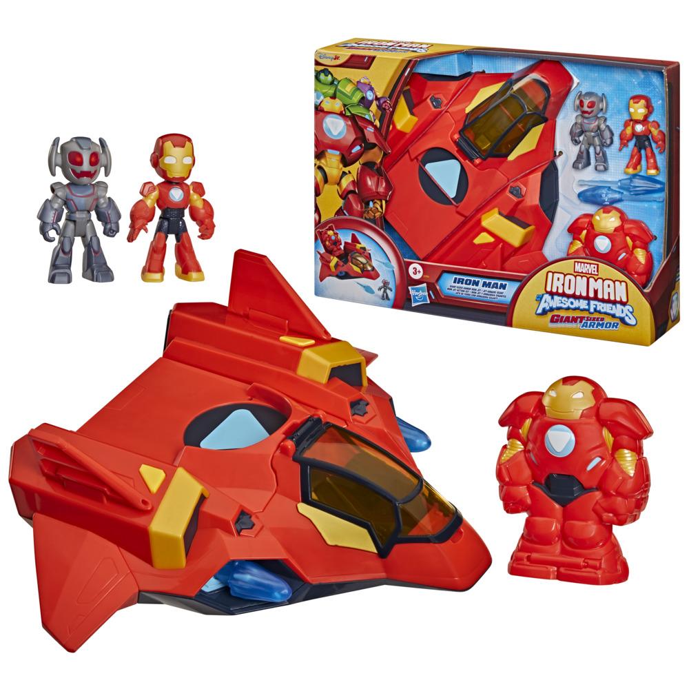 Disney Jr. Series Marvel’s Iron Man and his Awesome Friends Giant-Sized Armor Iron Jet -  - Fagan Toys