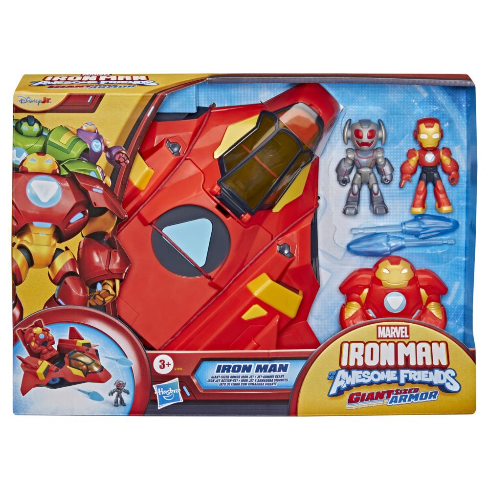 Disney Jr. Series Marvel’s Iron Man and his Awesome Friends Giant-Sized Armor Iron Jet -  - Fagan Toys