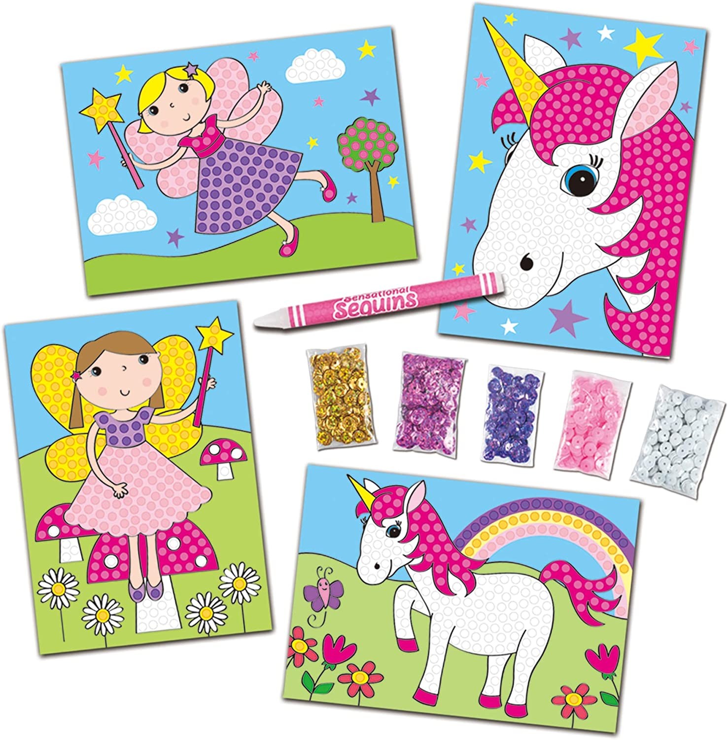 Galt Sensational Sequins Fairies & Unicorns Galt Sensational Sequins Fairies & Unicorns