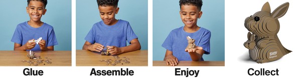 EUGY Kangaroo 3D Puzzle - Toymaster - Fagan Toys