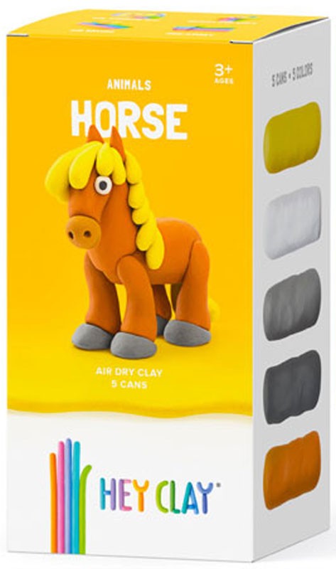 Hey Clay Animals 3 Can Set Assorted