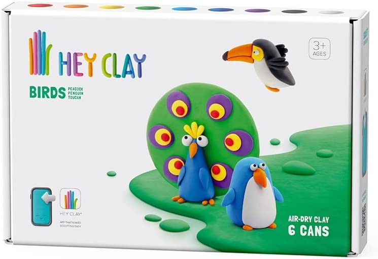 Hey Clay Birds 6 Can Set