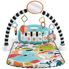 Fisher-Price Glow and Grow Kick & Play Piano Baby Gym Blue -  - Fagan Toys