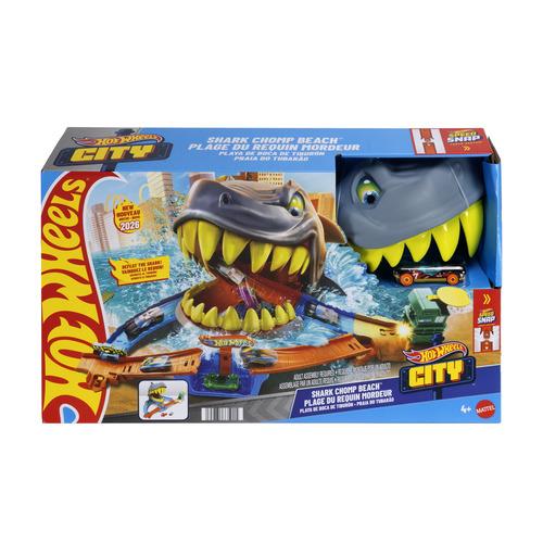 Hot Wheels City Shark Chomp Beach Playset -  - Fagan Toys