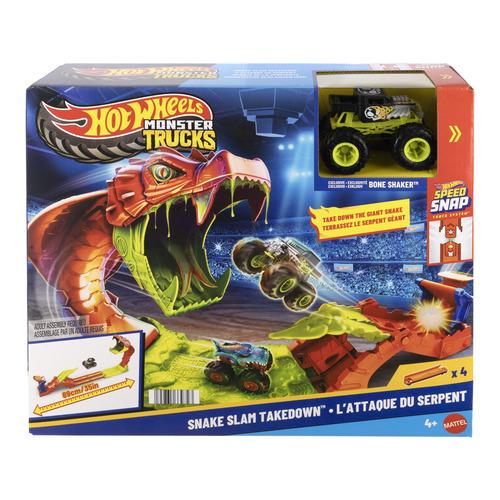 Hot Wheels Monster Trucks Snake Slam Takedown Playset -  - Fagan Toys