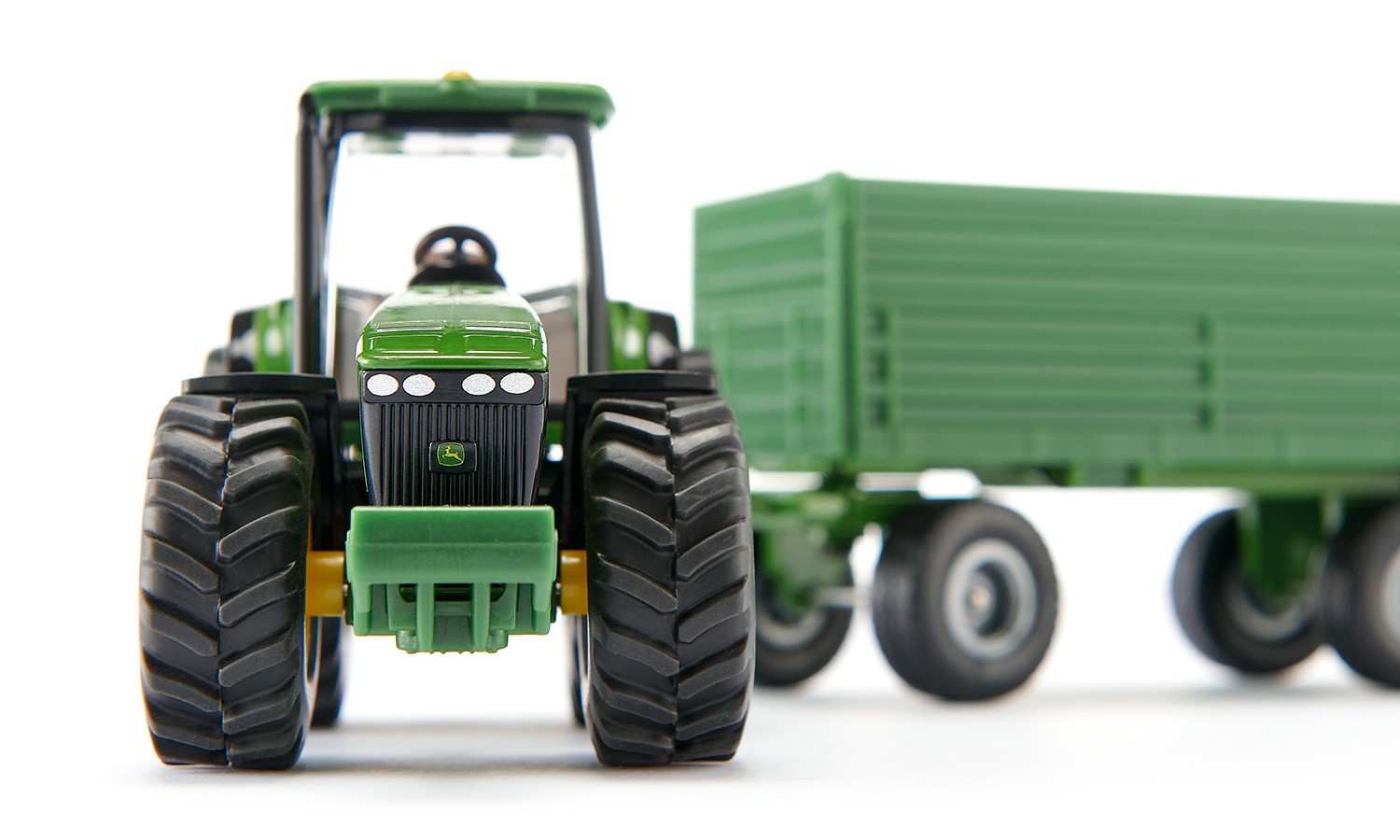 John Deere Tractor with Trailer