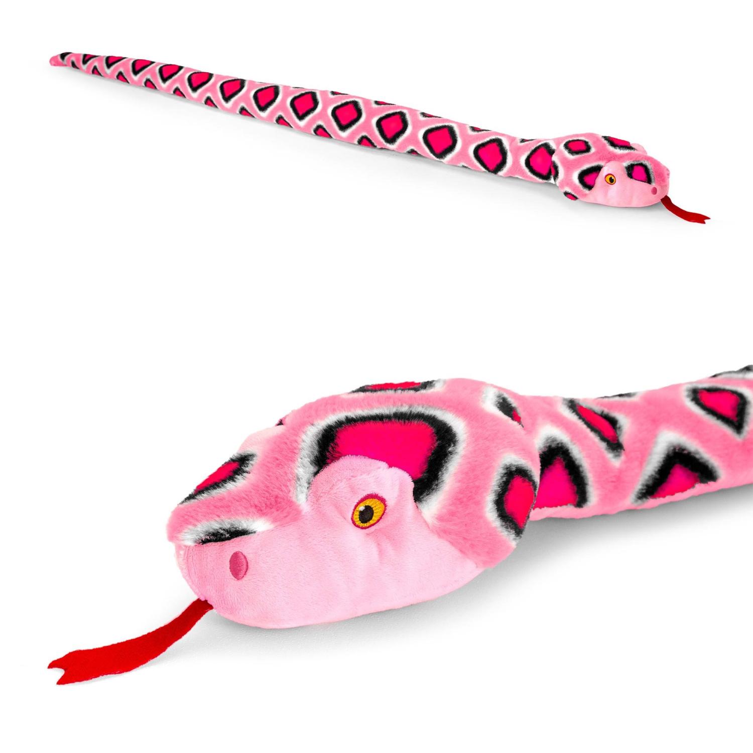 200cm Keeleco Pink Snake Soft Toy - Keel Toys - Fagan Toys