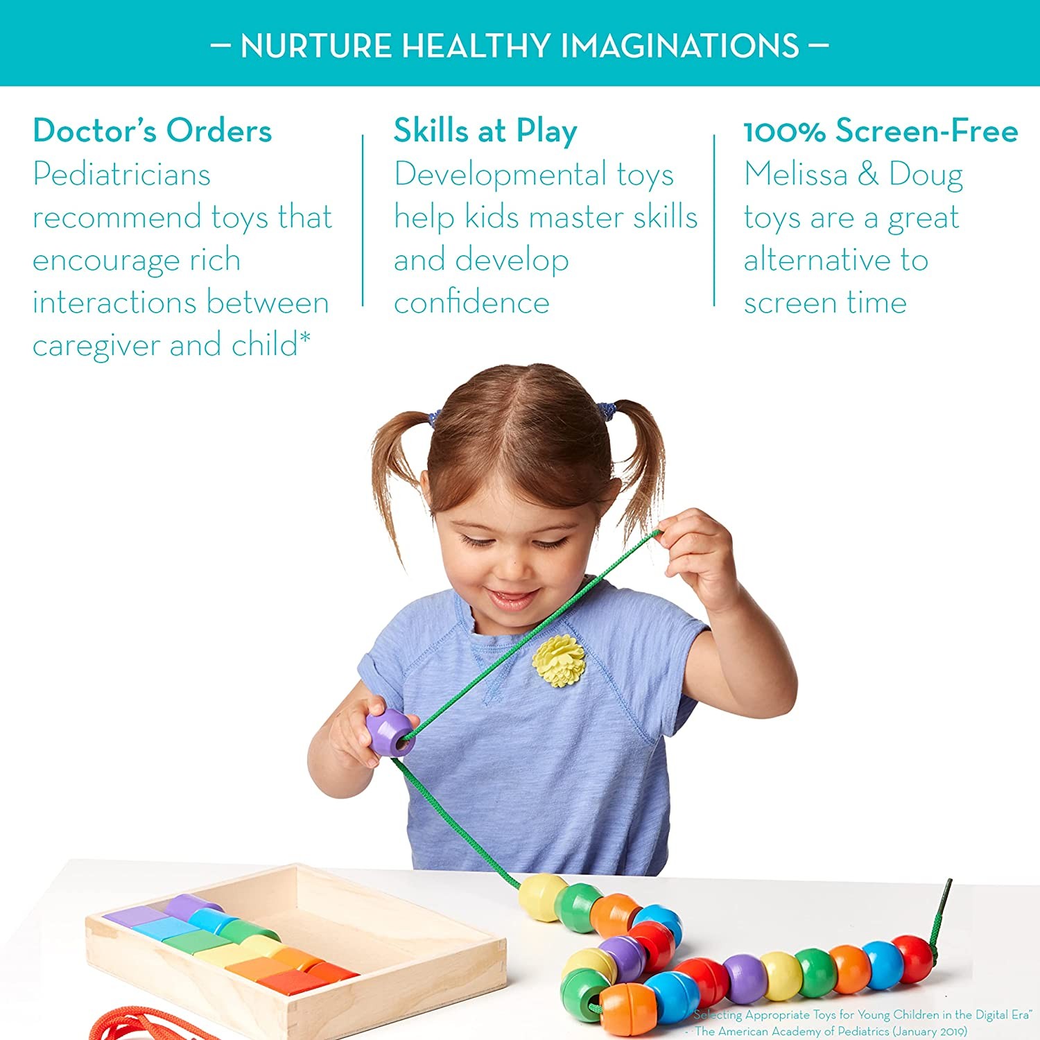 Lacing Beads, Primary Colours