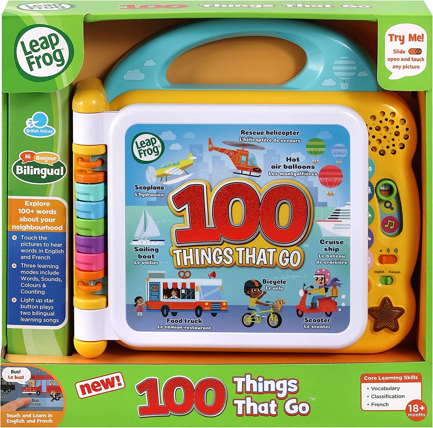 LeapFrog 100 Things That Go Electronic Book