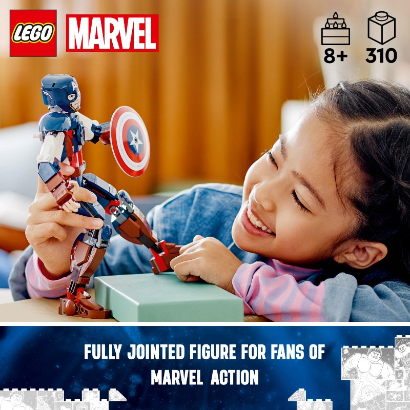 LEGO Marvel Captain America Figure 76258 LEGO Marvel Captain America Figure 76258