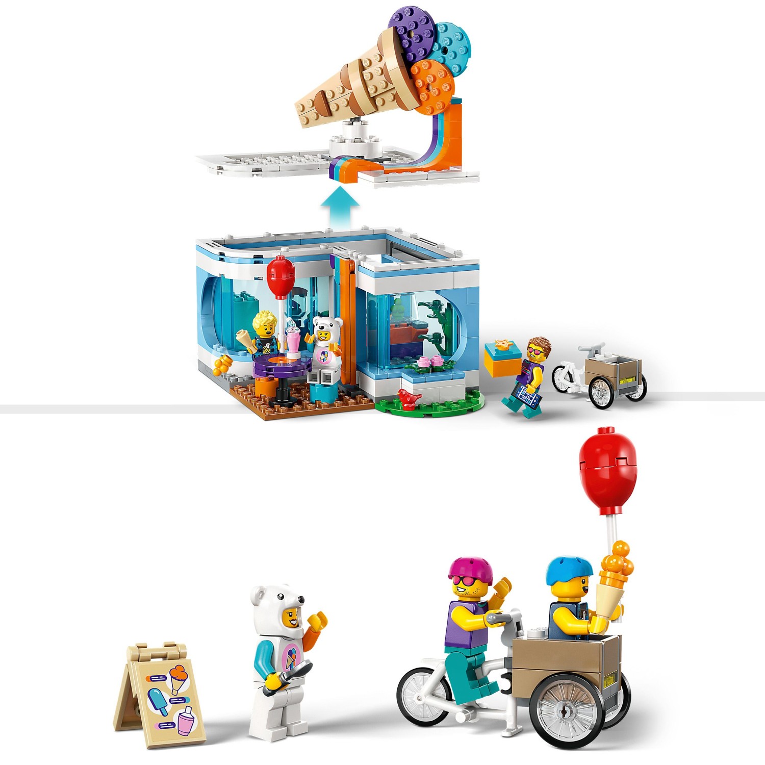 LEGO City Ice-Cream Shop with Bike 60363 LEGO City Ice-Cream Shop with Bike 60363