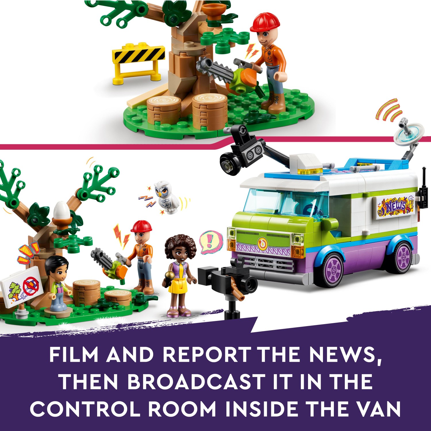 LEGO Friends Newsroom Van Animal Rescue 41749 LEGO Friends Newsroom Van Animal Rescue 41749