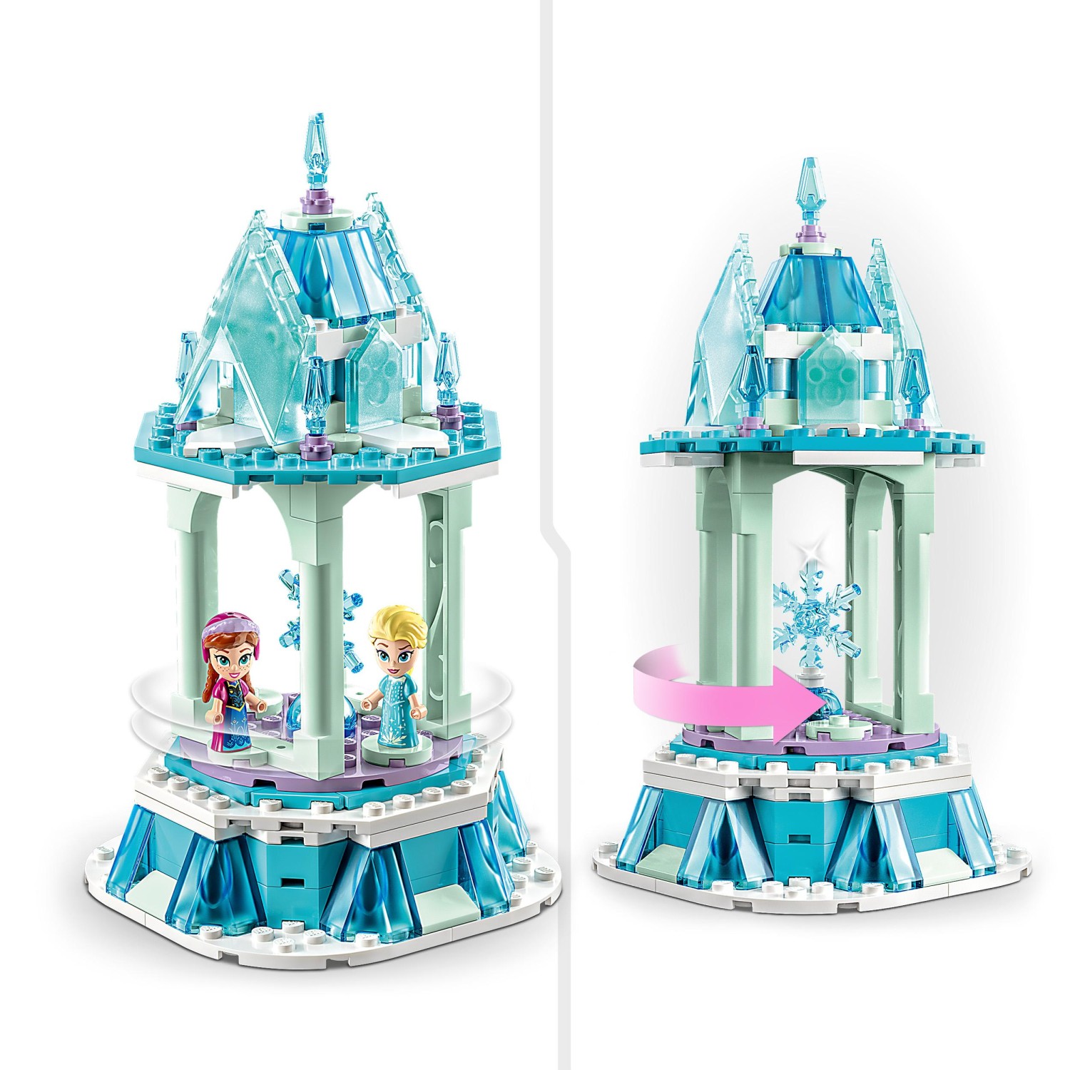LEGO Disney Frozen Anna & Elsa Merry-Go-Round 43218 LEGO Disney Frozen Anna & Elsa Merry-Go-Round 43218