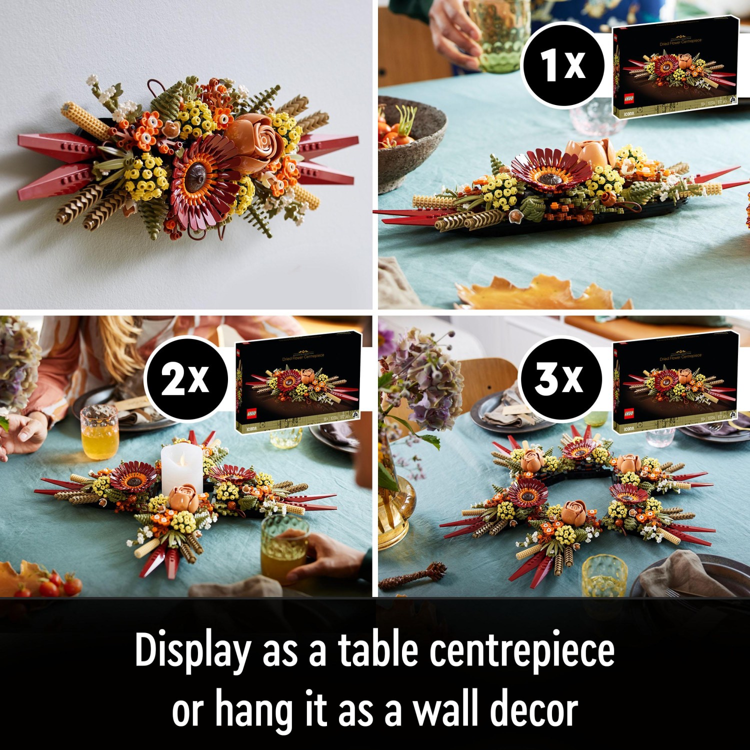 LEGO Icons Dried Flower Centrepiece 10314 LEGO Icons Dried Flower Centrepiece 10314