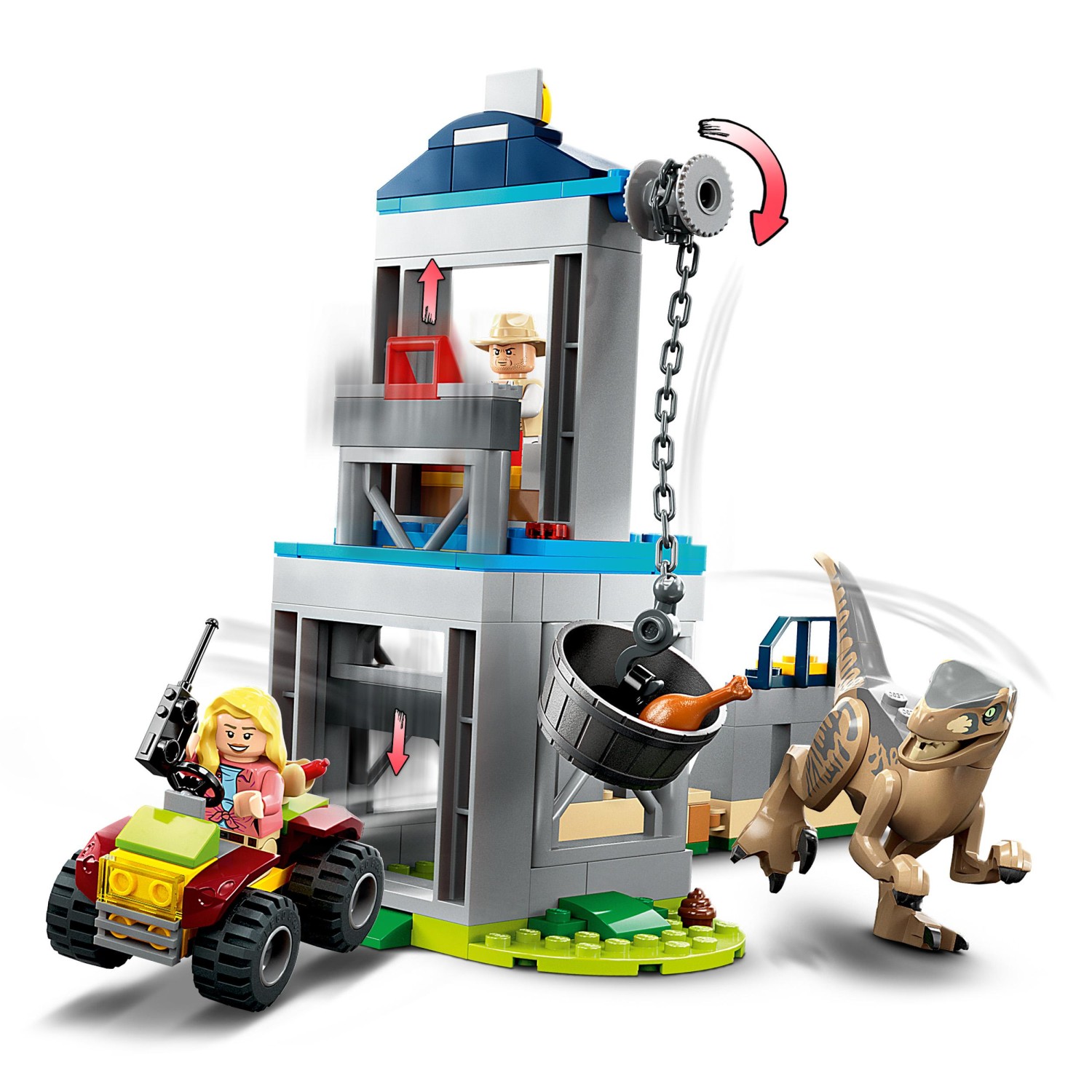 LEGO Jurassic Park Velociraptor Escape 76957