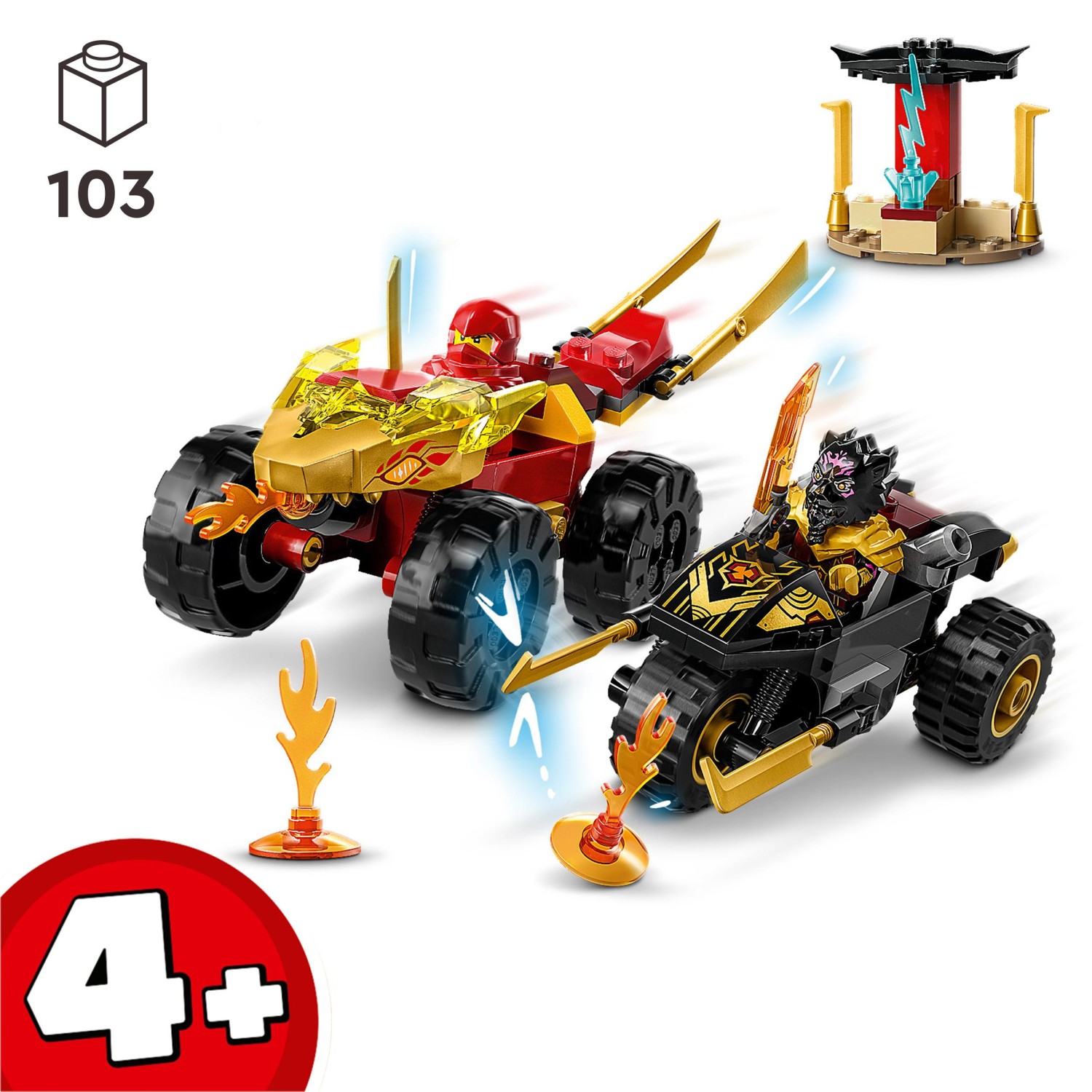 LEGO NINJAGO Kai & Ras's Car & Bike Battle 71789 LEGO NINJAGO Kai & Ras's Car & Bike Battle 71789