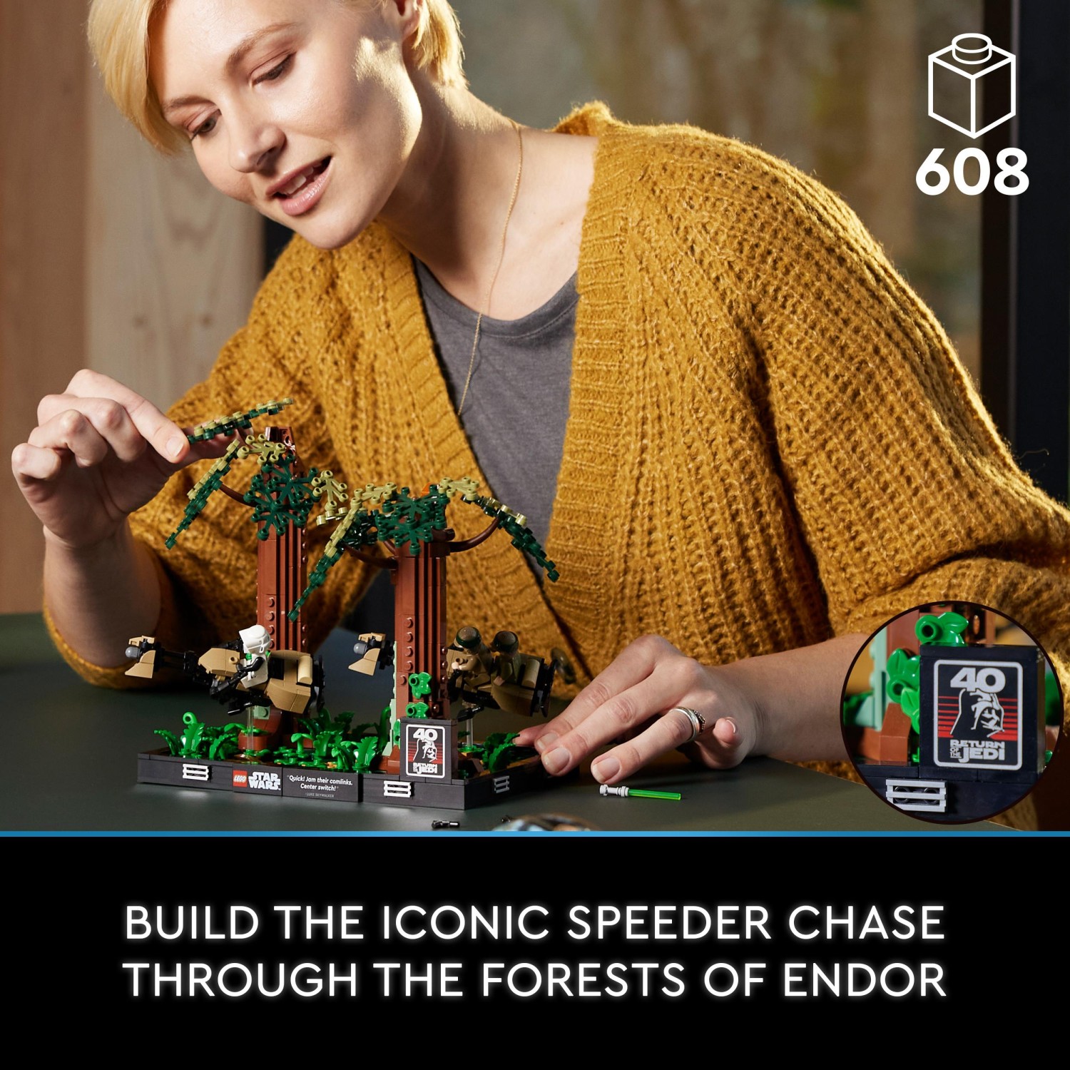 LEGO Star Wars Endor Speeder Chase Diorama 75353 LEGO Star Wars Endor Speeder Chase Diorama 75353