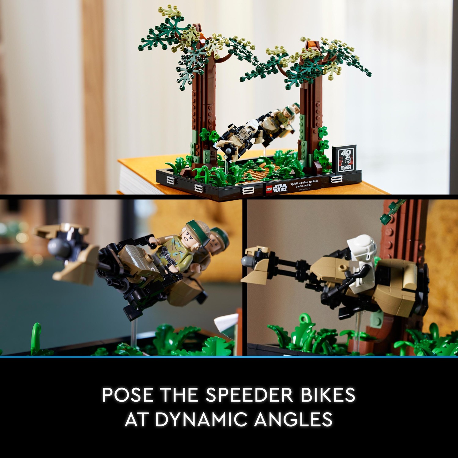 LEGO Star Wars Endor Speeder Chase Diorama 75353 LEGO Star Wars Endor Speeder Chase Diorama 75353
