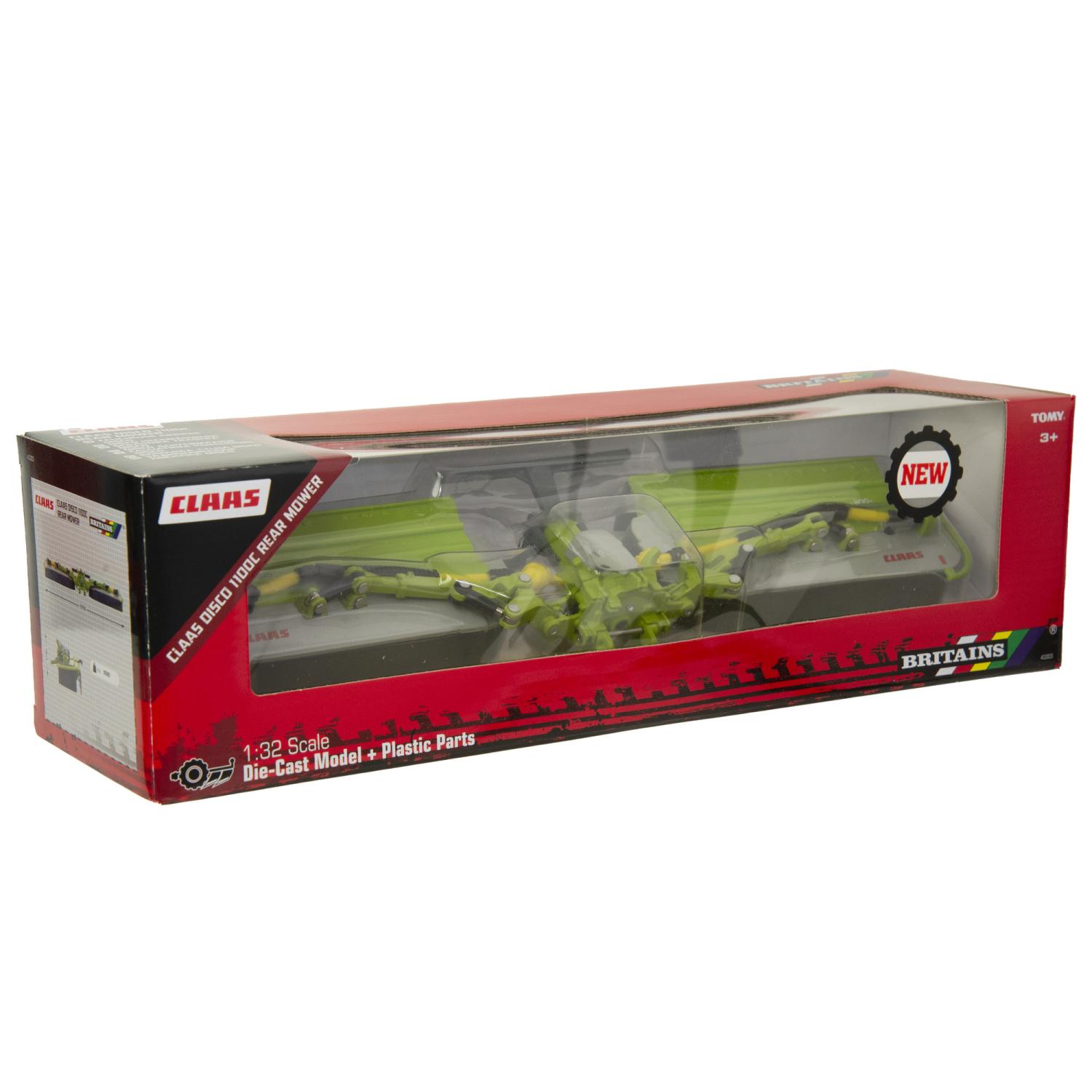 Britains Claas Disco Rear Butterfly Mower - Toymaster - Fagan Toys