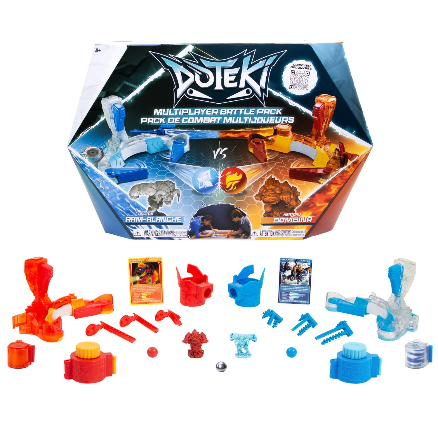 Doteki Multiplayer Battle Pack - Arctos vs Heatoru - Toymaster - Fagan Toys