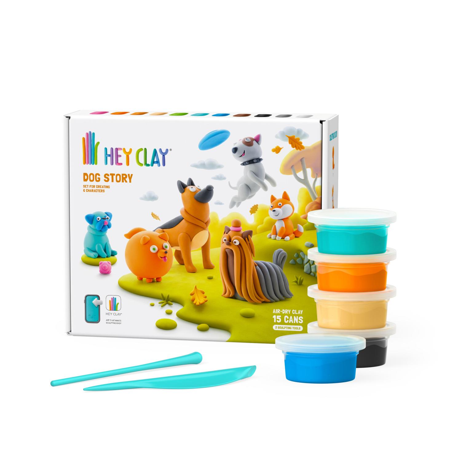 Hey Clay Dog Story Large Set - Toymaster - Fagan Toys