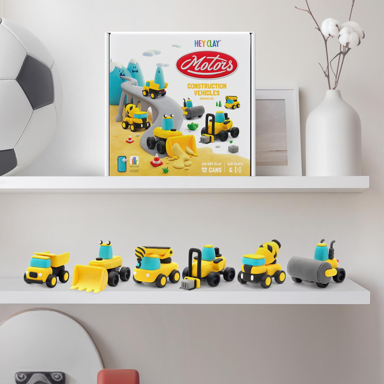 Hey Clay Motors Construction Vehicles - Toymaster - Fagan Toys