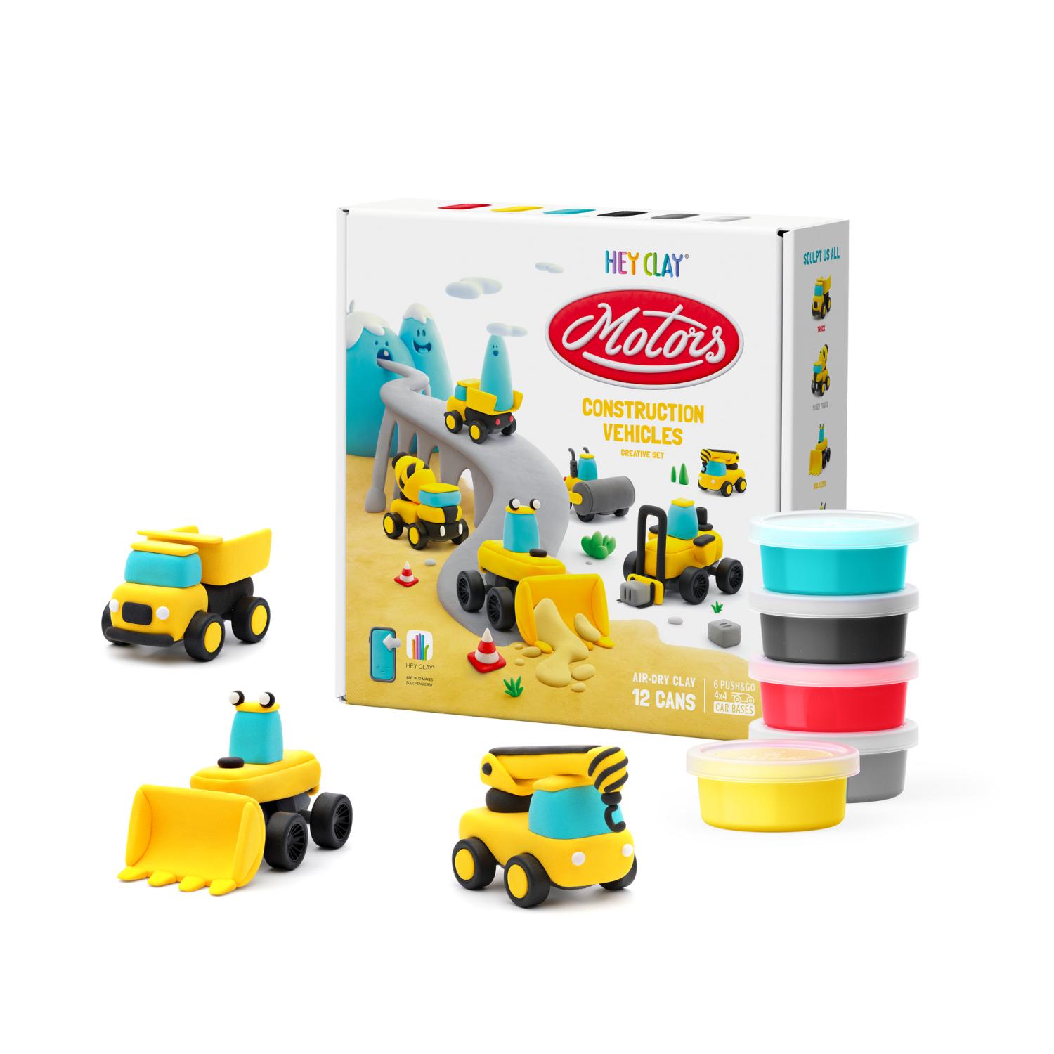 Hey Clay Motors Construction Vehicles - Toymaster - Fagan Toys
