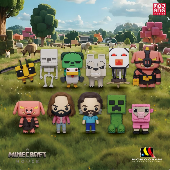 Minecraft Movie Bag Clips -  - Fagan Toys