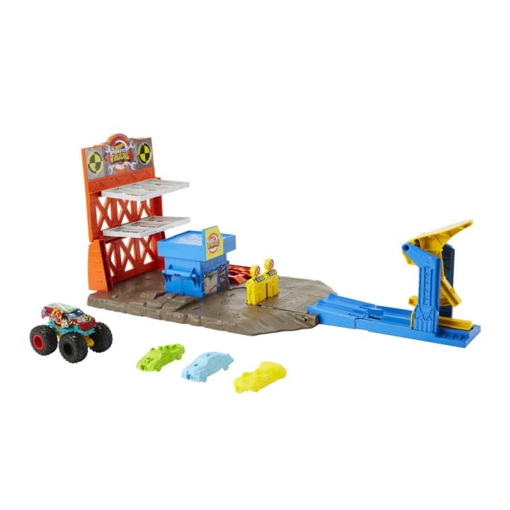 Hot Wheels Demo Derby Monster Trucks Blast Station Hot Wheels Demo Derby Monster Trucks Blast Station