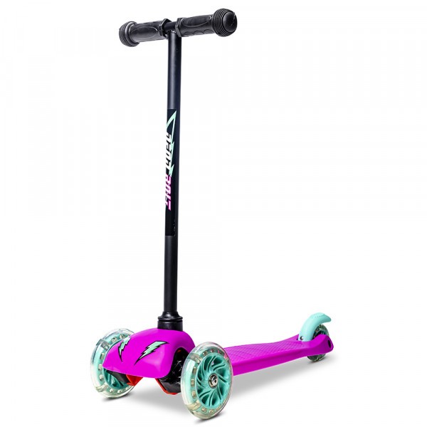 Neon - Bolt Kids 3 wheel Scooter - Pink Neon - Bolt Kids 3 wheel Scooter - Pink