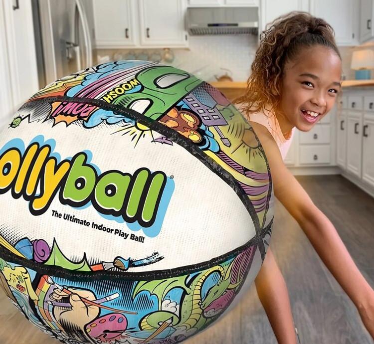 Ollyball Classic Colouring and Indoor Play Ball - Toymaster - Fagan Toys