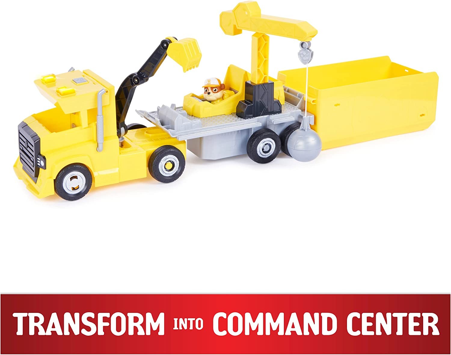 Paw Patrol, Rubble 2-in-1 X-Treme Truck with Excavator Paw Patrol, Rubble 2-in-1 X-Treme Truck with Excavator